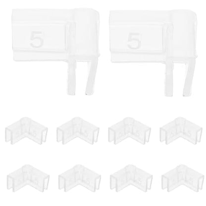 10pcs 5mm Silicone Corner Protectors for Furniture and Aquarium Edges, Multifunctional Proofing Table Corner Guards, Reusable Fish Tank Safety Bumpers