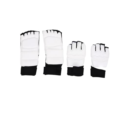 Keenso Taekwondo Sparring Gear, Gloves Hand and Foot Protectors Protective Guards Set for Boxing Kickboxing