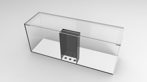 112Gallon SC Aquariums w/Center Overflow 60x18x24 H 12mm - size: 112Gal 60x18x24"