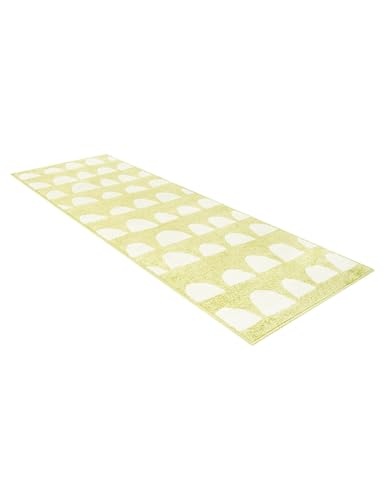 Rugs.com Whimsy Kids Collection Rug – 6 Ft Runner Pastel Green Medium-Pile Rug Perfect for Hallways, Entryways - color: Pastel Green, size: 2' x 6' Runner