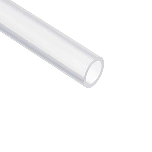 Silicone Tubing 11/32'(9mm) ID x 1/2'(12mm) OD 10ft(3m) Length Silicone Rubber Tube Air Hose for Gas Liquid Pump Transfer Clear - size: 1/2' x 11/32' x 10ft