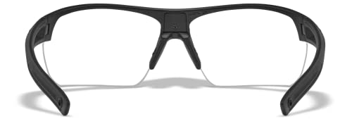 Wiley X Guard Advanced Sunglasses Ballistic Rated ANSI Z87 Safety Glasses Men Women UV Eye Protection Shooting Fishing Biking Sports Matte Black Frames Changeable Smoke Grey Tinted and Clear Lenses