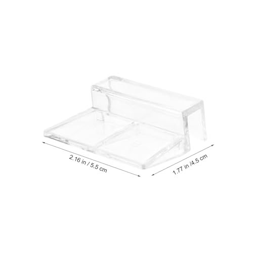 Strong Support Holder for Tank 4pcs Plastic Clips Glass Cover 8mm Easy to Fasten Suitable for Aquariums
