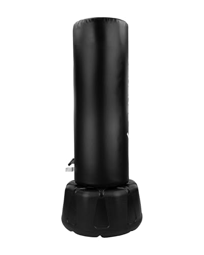 Century Wavemaster 2XL Pro Freestanding Punching Bag for Adults - Color Options | Boxing Bag with Stand | Punching Dummy & Kickboxing Bag | Heavy Punching Bag | Adjustable Martial Arts Kicking Bags - color: Black
