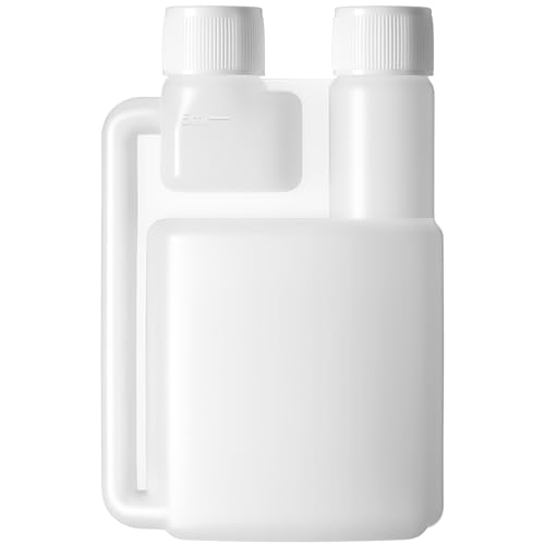CHENGU Plastic Flask with Built in Shot Glass Measuring Bottles Graduated Chamber with Caps Liquid Dispenser for Liquids to Store and Pour for Concerts Travel Camping Party(1 Pc,3.38 Oz, 0.17 oz) - size: 3.38 oz, 0.17 oz