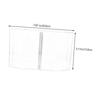 Dual Chamber Fish Isolation Box for Aquariums Transparent Breeding Tank Cover Safe Material for Betta Shrimp for Isolation Observation Fish Breeding Tool