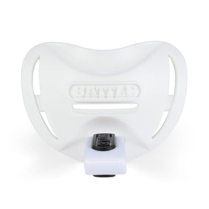 Battle Sports Speedtab F7 Football Mouthguard, White | No-boil design ready to use out of the package, Braces compatible, Pull tab finger strap for quick removal, Secure fit - color: White