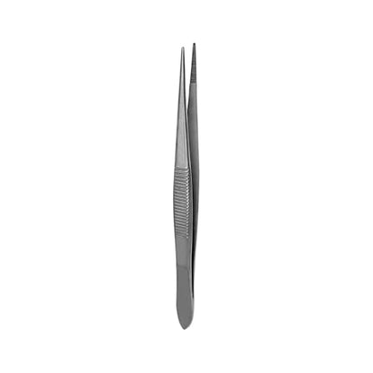 Splinter Forceps - Fine Point - Tweezers Stainless Steel Straight & Curved (Straight 4.50") - size: Straight 4.50"