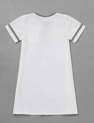 IDOPIP Muslim Baby Boys Ramadan Eid Outfit Kaftan Thobe Arabic Islamic Abaya Dubai Robe Prayer Clothes with Head Scarf + Rope - color: White + Red, size: 3-6 Months
