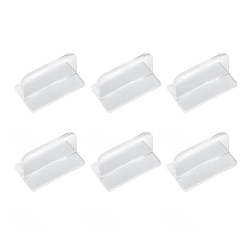 Acrylic Fish Tank Cover Handle, Durable Transparent Lid Pull Handle, 6Pcs - Secure Grip, Easy Replacement, Ideal for Aquarium and Glass Covers