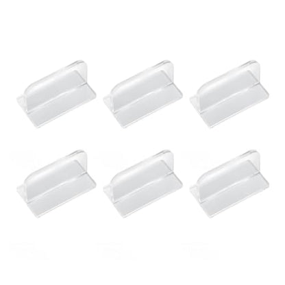 Acrylic Fish Tank Cover Handle, Durable Transparent Lid Pull Handle, 6Pcs - Secure Grip, Easy Replacement, Ideal for Aquarium and Glass Covers
