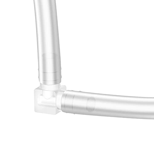 Quickun 5/16" Hose Barb 90 Degree Elbow L Fitting, Plastic 2 Way Equal Barbed Joint Splicer Mender Union Adapter Hose Fitting (Pack of 7) - size: 5/16" (7Pcs)