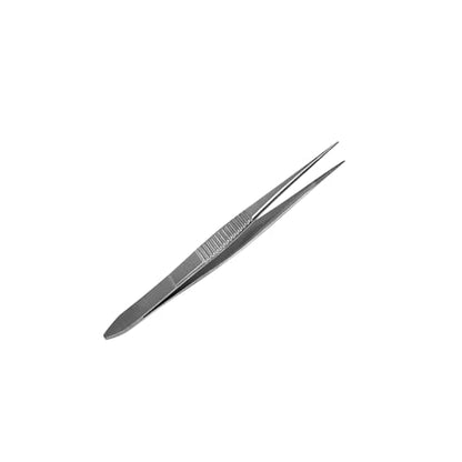 Splinter Forceps - Fine Point - Tweezers Stainless Steel Straight & Curved (Straight 3.50") - size: Straight 3.50"