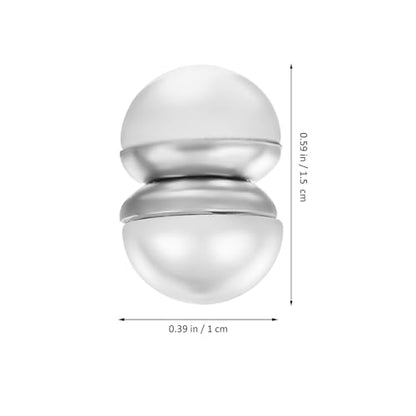 10pairs Double-sided Magnetic for Wedding Veils Hijabs and Scarves Lightweight and Convenient Closure Magnets for Elegant Dress and Clothing Accessories