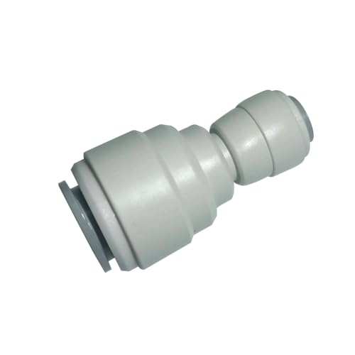 1/2" to 1/4" o.d. Tube Fitting, Reducing Straight Union Quick Connector, push to connect for RO water filter system,(pack of 5) - style: 1/2 to 1/4 o.d. straight union