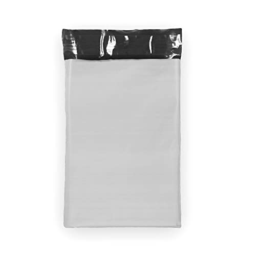 10 EcoSwift 14.5 x 19 White Large Poly Mailers Size #7 Self Sealing Envelopes Plastic Shipping Mailing Bags 14.5x19 2.35 mil (Pack of 2) - size: 14.5x19 (Pack of 2)
