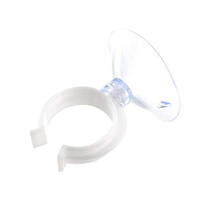 uxcell Aquarium Suction Cup Clips Airline Tube Holders Clamps for Fish Tank Clear 28.5mm 6Pcs - size: 28.5mm