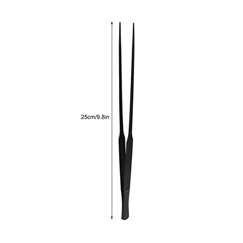 Aquarium Tweezers,Stainless Steel Long Handle Straight Fish Tank Feeding Forceps Fish Feeding Pliers for Aquarium Plants Substrates Gravel Corals (Straight Tweezers)