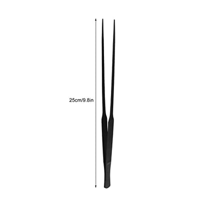 Aquarium Tweezers,Stainless Steel Long Handle Straight Fish Tank Feeding Forceps Fish Feeding Pliers for Aquarium Plants Substrates Gravel Corals (Straight Tweezers)