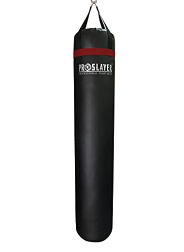 6ft Tall 150lb Muay Thai Kickboxing Boxing MMA Heavy Bag UNFILLED - Made in USA - color: Black/Red