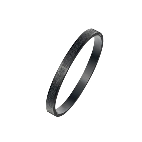 AYATUL KURSI Islamic Jewelry Bracelets Stainless Steel Openable Bangles Arabic Calligraphy Islamic Faith Gifts Messager Islamic Calligraphy Muslim Men Jewelry Bracelets Gift for Women - color: 1-Black