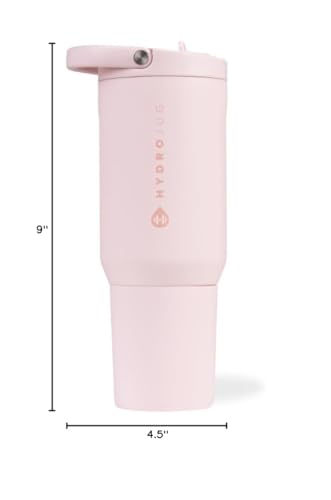 HydroJug Sport 20 oz Insulated Stainless Steel Water Bottle, Pink Sand - color: Pink Sand, size: 20 Ounces