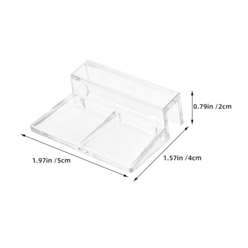 Yardwe 12 Pcs Acrylic Aquarium Lid Clips Durable Fish Tank Cover Holders Easy Installation Aquarium Accessories for Sturdy Tank Protection and Versatile Compatibility