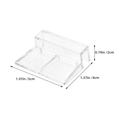 Yardwe 12 Pcs Acrylic Aquarium Lid Clips Durable Fish Tank Cover Holders Easy Installation Aquarium Accessories for Sturdy Tank Protection and Versatile Compatibility