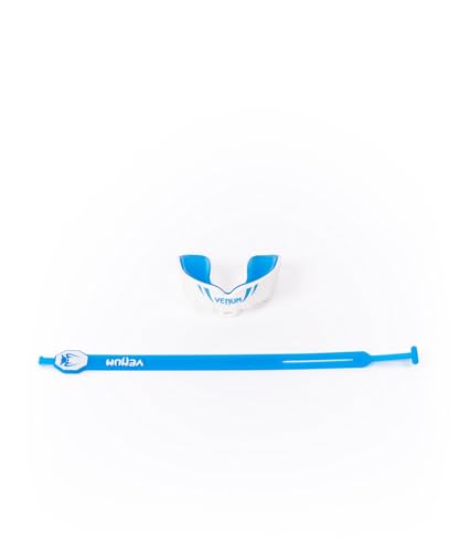 Venum Kids Challenger Mouthguard - Strap/Strapless - color: White/Blue, size: Kid's