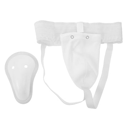 Breathable Groin Protector Guard Comfortable Crotch Guard for Boxing Taekwondo Karate Wear-Resistant Moisture-Wicking for Outdoor Sports Fitness Activities