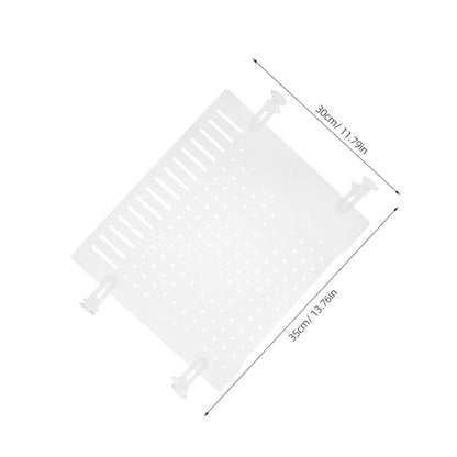 TOYANDONA Transparent Acrylic Fish Tank Divider Easy Install Aquarium Isolation Board for Fish Separation and Shrimp Breeding Includes Suction Cups