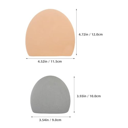 Beaupretty 4pcs Aquarium Landscaping Gravel Stones Medium Pink Blue, Large Yellow Green Decorative Pebbles for Fish Tanks, Terrariums, Water Plant Decoration