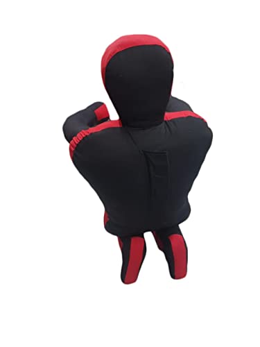 MMA Grappling Dummy - Judo Punching Bag, BJJ, Brazilian Jiu Jitsu, Martial Arts and fitness training Sitting Position (UNFILLED, Canvas)