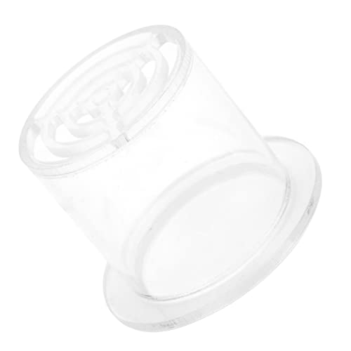 Acrylic Feeding Breeding Protection Cover, Transparent Coral Feeder Cover for Fish Tank, Blocks Fish from Being Inhaled, Easy Sand Spreading, Strong Base, Effective Fish Prote