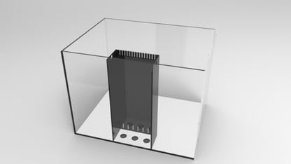 80 Gallon Starfire Aquariums with Center Overflow 32x24x24‘’ 12mm - size: 80 Gal 32x24x24‘’
