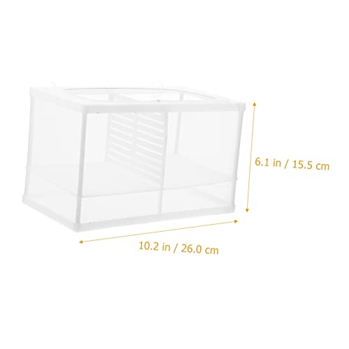 Kisangel Fish Tank Isolator Multifunctional Aquarium Incubator for Dividing Fish Easy Installation Cups Capacity Divider