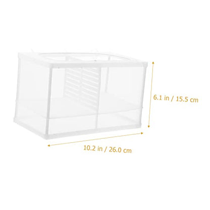 Kisangel Fish Tank Isolator Multifunctional Aquarium Incubator for Dividing Fish Easy Installation Cups Capacity Divider