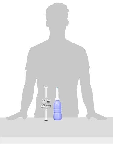 Brondell GoSpa Travel Bidet GS-70 – Portable Peri Bottle for Postpartum & Perineal Care, 400ml Handheld Bidet with Angled Nozzle, Collapsible Design, Nozzle Storage & Travel Bag, Amaranthine - color: Amaranthine