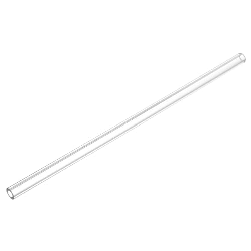 uxcell Clear Rigid Tubing 6mm(1/4") ID x 12mm(0.47") OD x 1Ft Length Round Plastic Polycarbonate Tube - size: 6mmx12mm