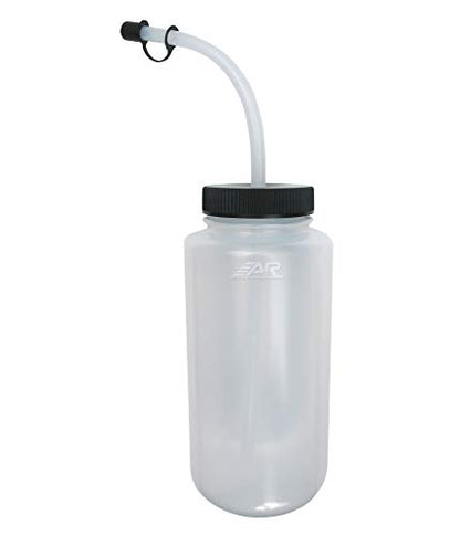 A&R Sports Water Bottle - color: CLEAR, style: CURVED STRAW