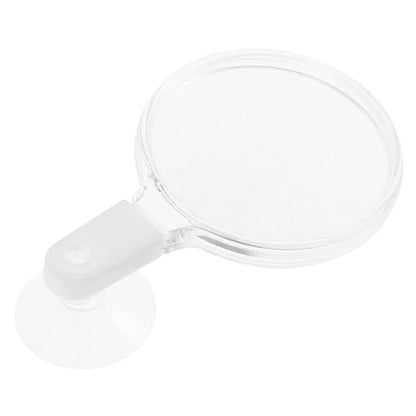 ERINGOGO Aquarium Magnifier for Fish Tank Viewing Small Animal Magnifying Glass Suction Cup for Observing Ants Spiders and Plants Aquatic Environments