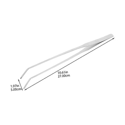 2pcs Long Aquarium Tweezers Professional Aquatic Plant Tongs for Aquascaping