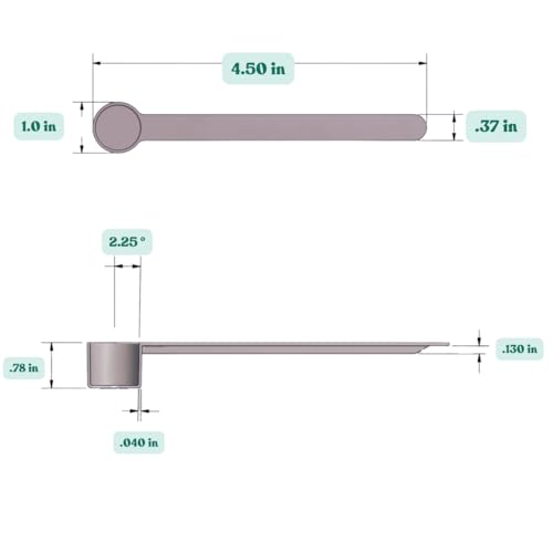 1/2 Tablespoon (1.5 Teaspoon | 7.5 mL) Long Handle Plastic Measuring Spoon for Coffee, Protein Powder, Pet Food, Spices, Grains, Dry Goods – Food-Grade BPA-Free (Pack of 1) - size: 7.5 mL | 1/2 Tablespoon. | 1 1/2 Teaspoon.