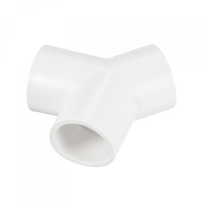 PATIKIL 25mm PVC Pipe Fittings, 1 Pack 3 Way Y Shape Water Tubing Joint Connectors Adapters Union for Garden Irrigation Home Aquarium - size: 25mm