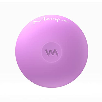 2" Mini Massage Ball, 5 Speeds Vibrating Massage Roller Ball for Palm, Hand, Foot, Leg, Neck, Back, Trigger Point Muscle Therapy Ball for Myofascial Release, Plantar Fasciitis, Purple - color: Purple