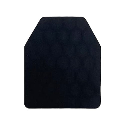 Tactical Airsoft Plates Non-Newtonian Paintball Vest Inner Liner Shock Plates Boxing Body Protector Back Thoracic Protection - color: Black