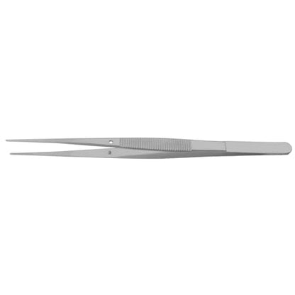 Fine Point - Micro Tweezers Forceps - Splinter Remover Pliers College Cotton Pliers Stainless Steel (Straight 6") - size: Straight 6"