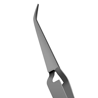 Splinter Forceps - Fine Point - Tweezers Stainless Steel Straight & Curved (Forign Object 4 pcs set) - size: Forign Object 4 pcs set
