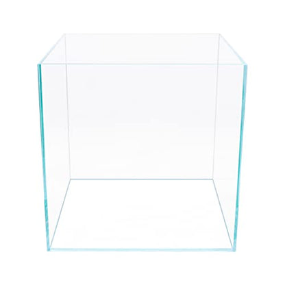 7Gal Ultra Clear Rimless Low Iron Glass Cubic Aquarium Tank (W11.81×D11.81×H11.81 inch(30x30x30cm)) 5mm Thickness Include Black Leveling Mat - size: W11.81 × D11.81 × H11.81 inch