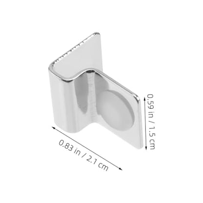 balacoo 8Pcs Stainless Steel Aquarium Lid Clips Glass Cover Support Brackets for Rimless Fish Tanks No Tool Installation Durable Design Compatibility